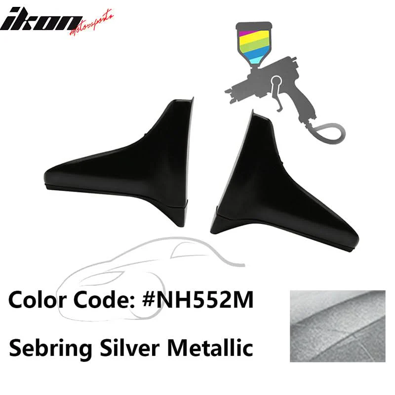 Fits 00-09 Honda S2000 OE Style PU Side Skirt Guard Strakes Cap 4pc - Image 8