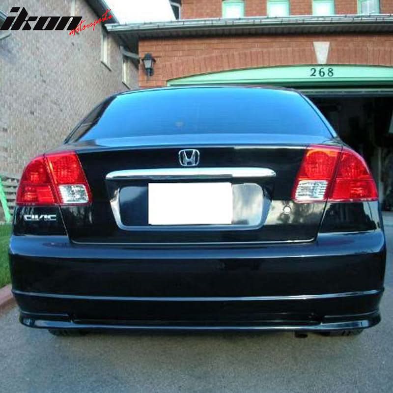 Fits 01-03 Honda Civic PP Front + Rear Bumper Lip + Side Skirts - Image 6