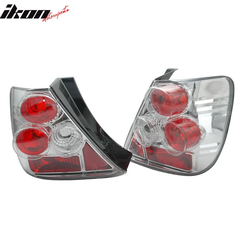 Fits 02-05 Honda Civic 3Dr SI Hb Chrome Altezza Tail Lights - Image 3