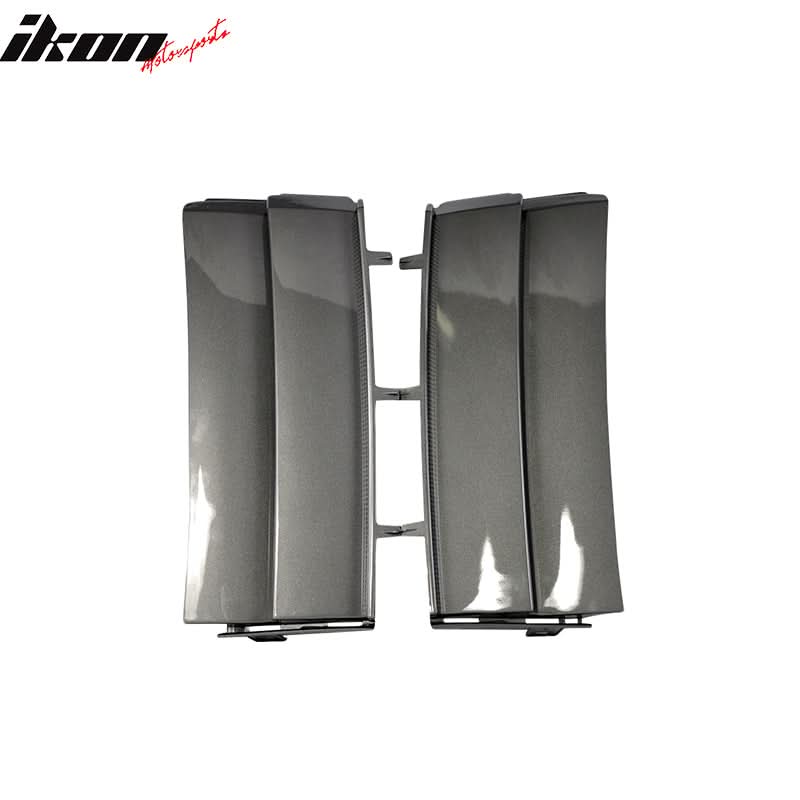 Fits 03-12 Land Range Rover L322 Side Vents Mesh Grille Gray Silver - Image 3