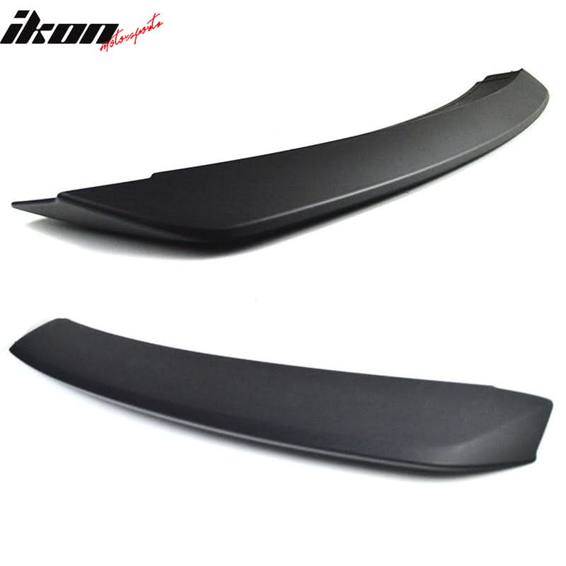 Fits 05-09 Ford Mustang Rear Window Louver + Trunk Spoiler Matte Black - Image 4