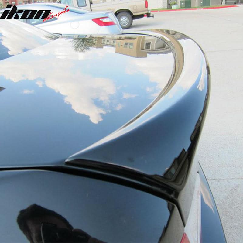 Fits 06-08 E90 OE Trunk Spoiler & Front Splitter #475 Black Sapphire - Image 2