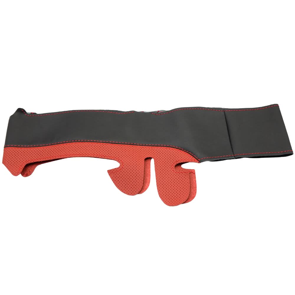 Fits 06-10 Honda Civic Hand-Stitched Leather Steering Wheel Wrap - Image 2