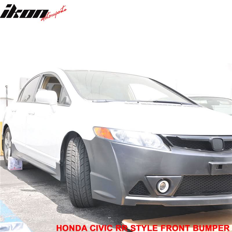 Fits 06-11 Civic Mugen RR Front Bumper & Daytime Running Fog Lamp - Image 4