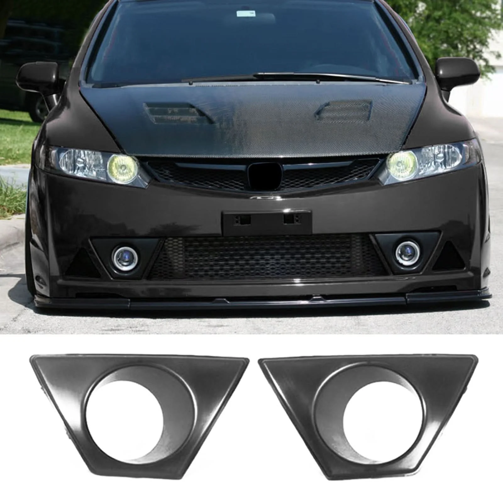 Fits 06-11 Honda Civic Mugen RR PP Front Bumper - Image 4