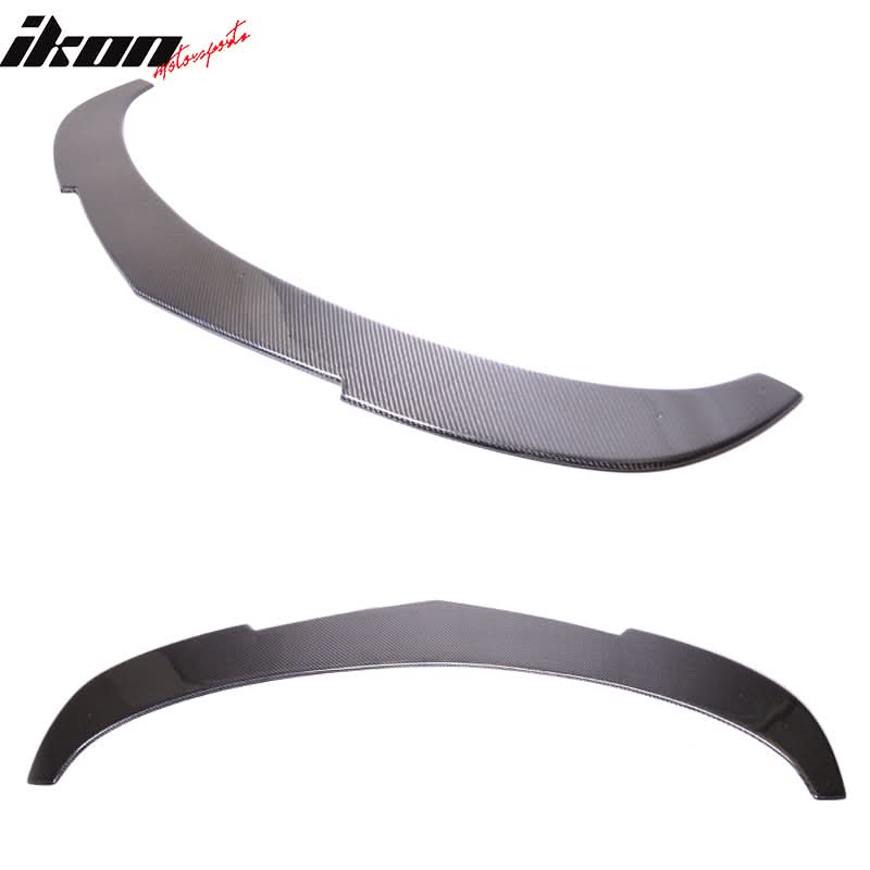 Fits 07-13 BMW E90 E92 E93 2Dr K3 CF Front Bumper Lip&Splitter Rod - Image 2
