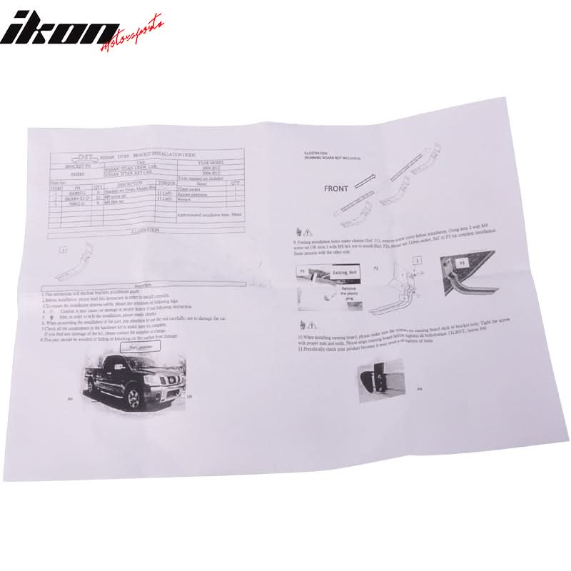 Fits 07-13 Sierra Silverado Amber LED Running Board + Brackets - Image 3