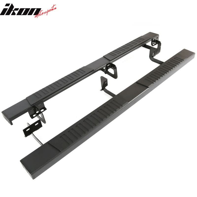 Fits 07-18 GMC Sierra 1500 Textured 69in Side Step Running Board - Image 2