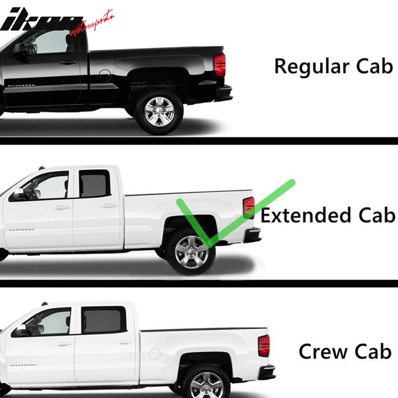 Fits 07-18 GMC Sierra 1500 Textured 69in Side Step Running Board - Image 7