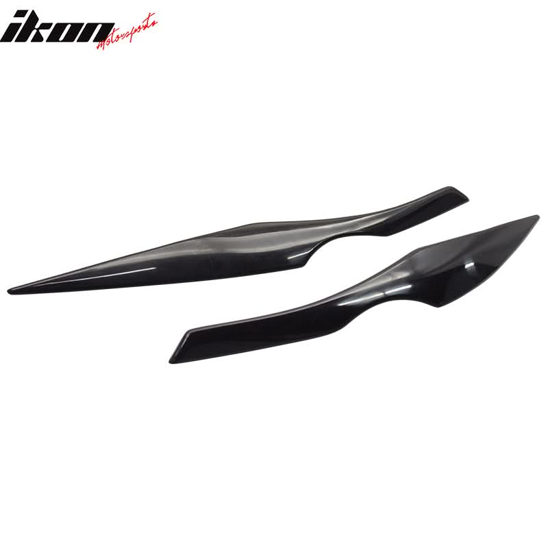 Fits 09-11 E90 OE Trunk Spoiler & Front Bumper Lip & Headlight Eyelids - Image 5