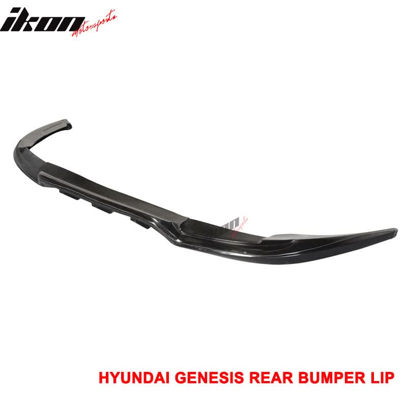 Fits 10-12 Hyundai Genesis Coupe Sport Front + Rear Bumper Lip PU - Image 7