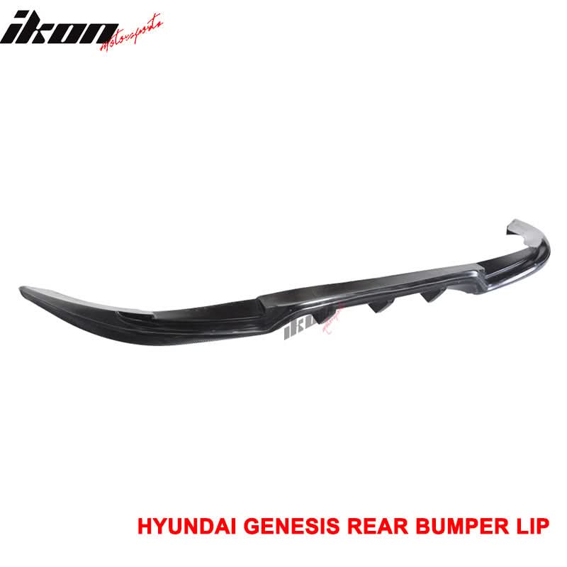 Fits 10-12 Hyundai Genesis Coupe Sport Front + Rear Bumper Lip PU - Image 8