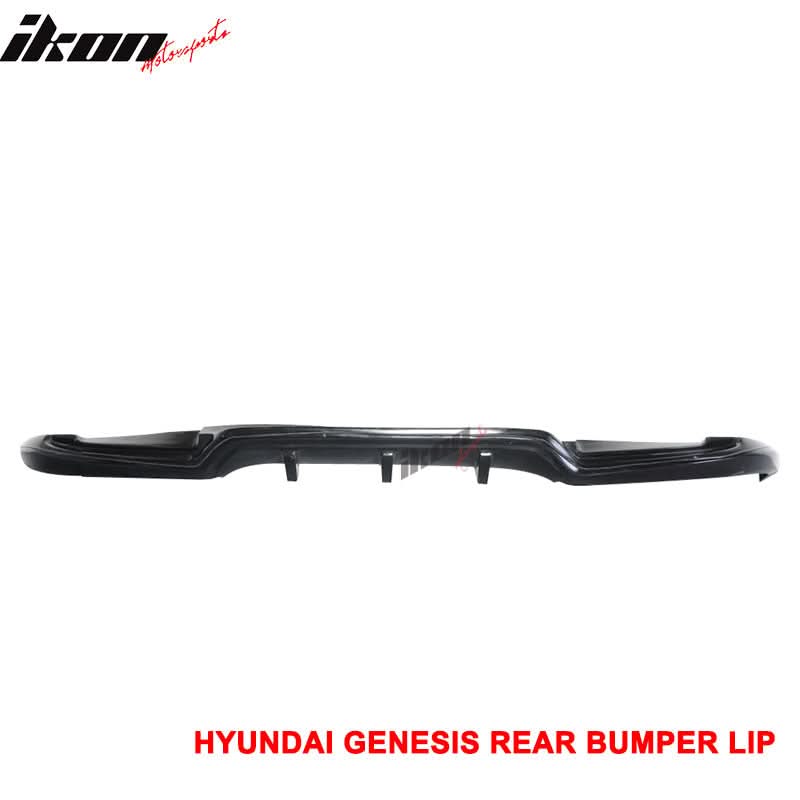 Fits 10-12 Hyundai Genesis Coupe Sport Front + Rear Bumper Lip PU - Image 9