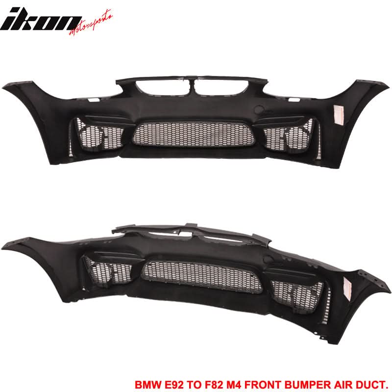 Fits 11-13 E92 E93 LCI M4 Conversion Front+Rear Bumper Polypropylene - Image 6