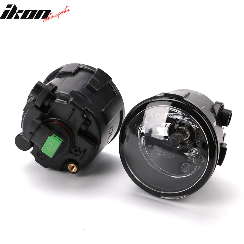 Fits 11-14 Nissan Juke Clear Glass Lens Projector Foglights Kit Black - Image 6