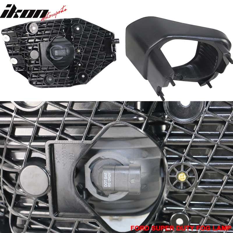 Fits 11-16 F250 F350 F450 F550 Fog Light Lamp Switch Wiring Bulb Kit - Image 3