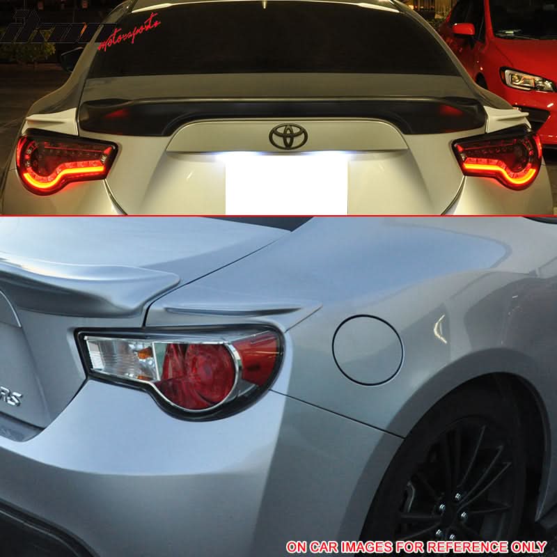 Fits 13-20 Scion FRS/Subaru BRZ/Toyota 86 #61K Trunk Spoiler Side Wing - Image 2