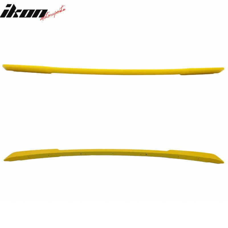 Fits 15-23 Ford Mustang Coupe Rear Spoiler Wing #H3 - Triple Yellow - Image 3