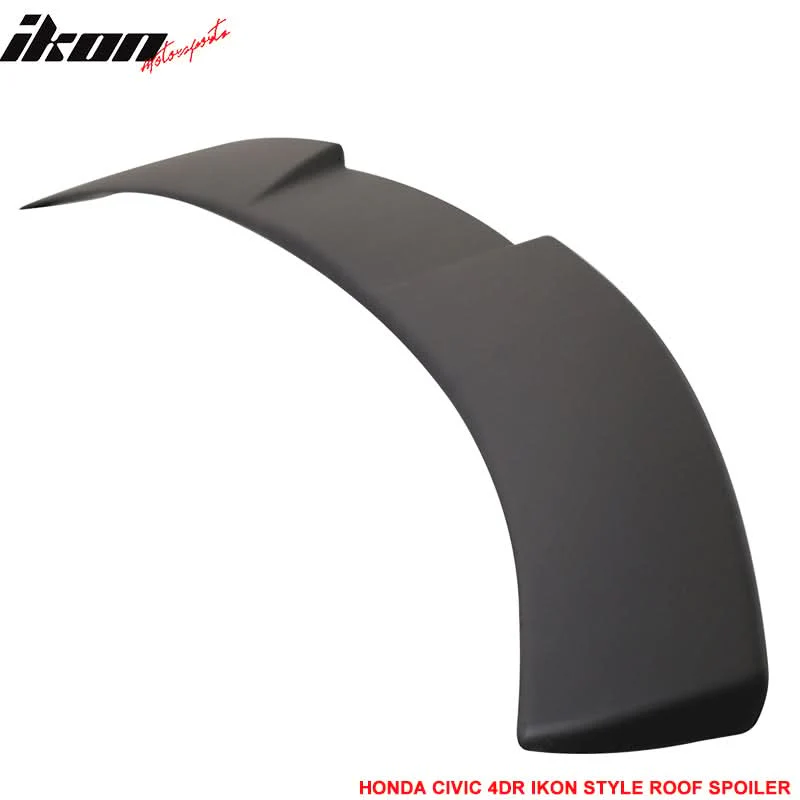 Fits 16-21 Honda Civic Sedan IKON UnRoof + Trunk Spoiler - ABS - Image 2