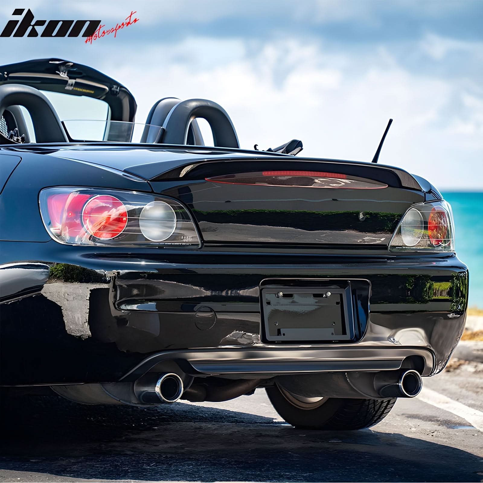 Fits 2006-2009 S2000 AP2 Trunk Spoiler OEM Deep Burgundy Metallic # YR - Image 15
