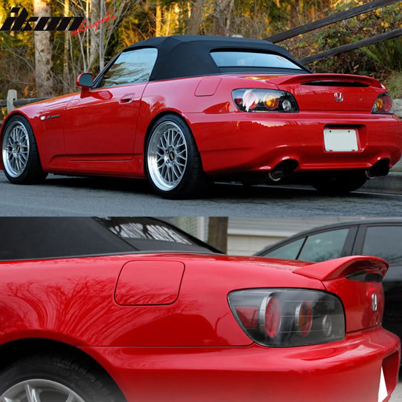 Fits 2006-2009 S2000 AP2 Trunk Spoiler OEM Deep Burgundy Metallic # YR - Image 2
