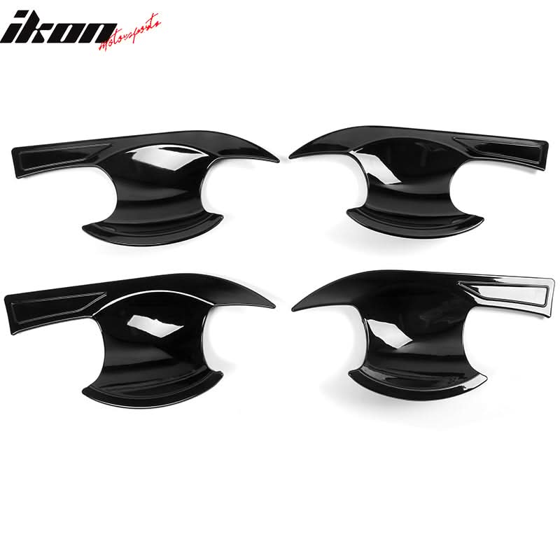Fits 22-23 Honda Civic 4 Door Gloss Black Look ABS Door Handle Cover - Image 15