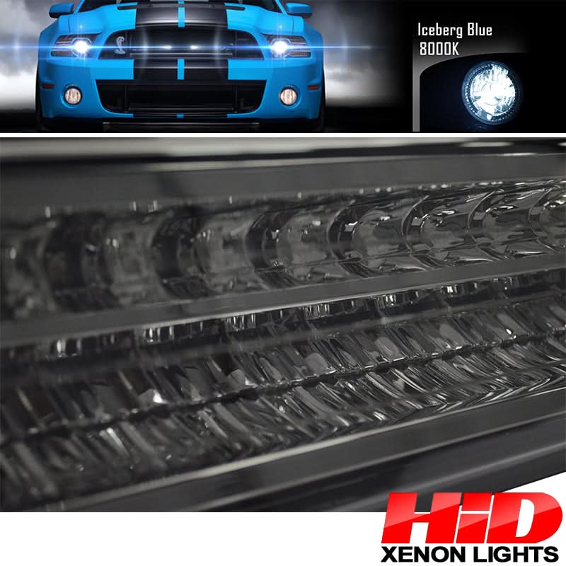 Fits 92-94 Blazer Smoked Lens Headlights Corner LED Bumper Light 8Pc - Image 5