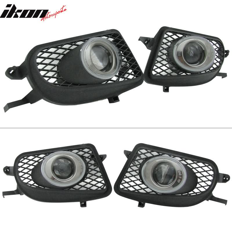 Fits 94-00 Mercedes W202 C Class & C43 AMG Side Fog Lights W/Clear Len - Image 2