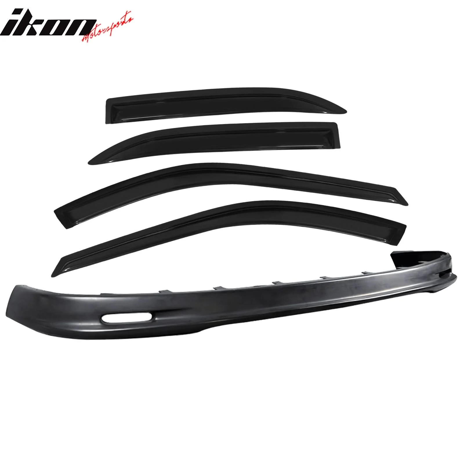 Fits 96-97 Honda Accord Mugen Front Bumper Lip + Sun Window Visor - Image 5