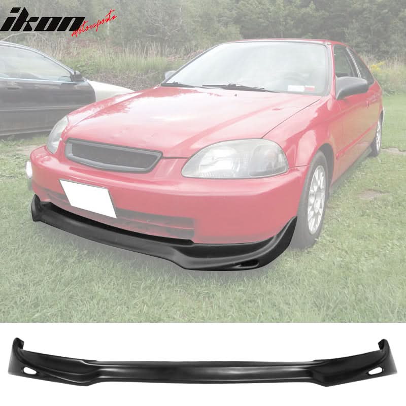 Fits 96-98 Honda Civic 3Dr JDM JUN Front + Rear Bumper Lip - Image 2