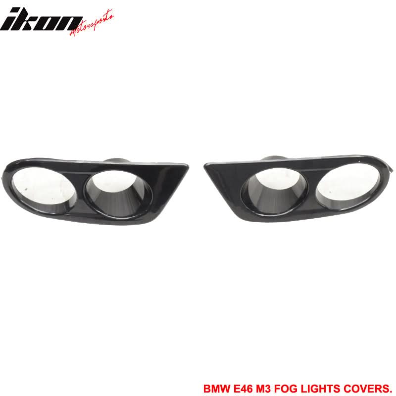 Fits 99-06 E46 2Dr M3 PP Front Bumper + Fog Light Cover + Fog Lamp - Image 5