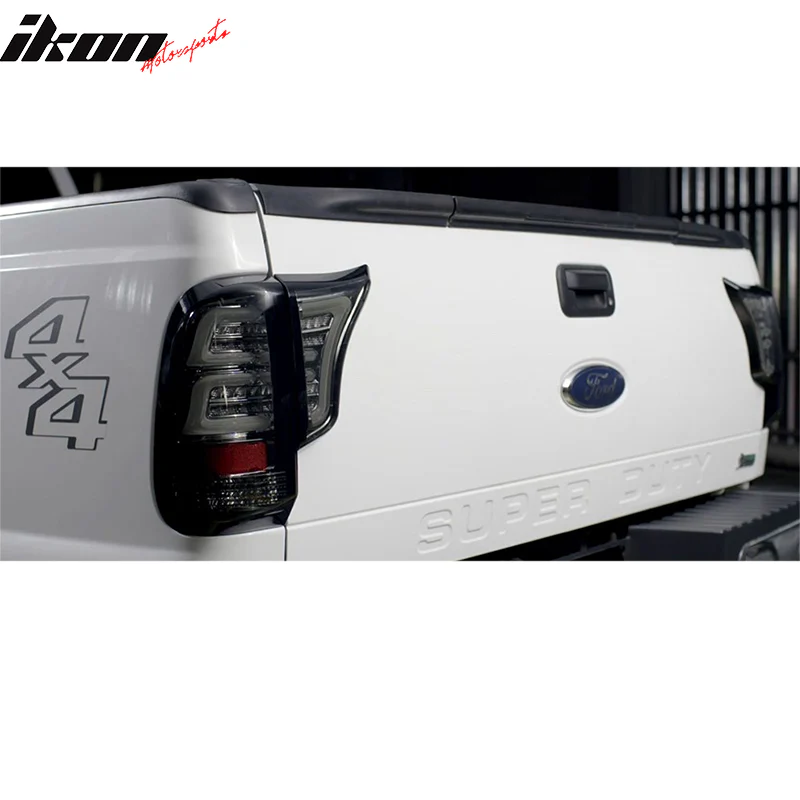 Fits 99-16 Ford F250 F350 F450 F550 Tail Light Smoke Lens Housing - Image 3