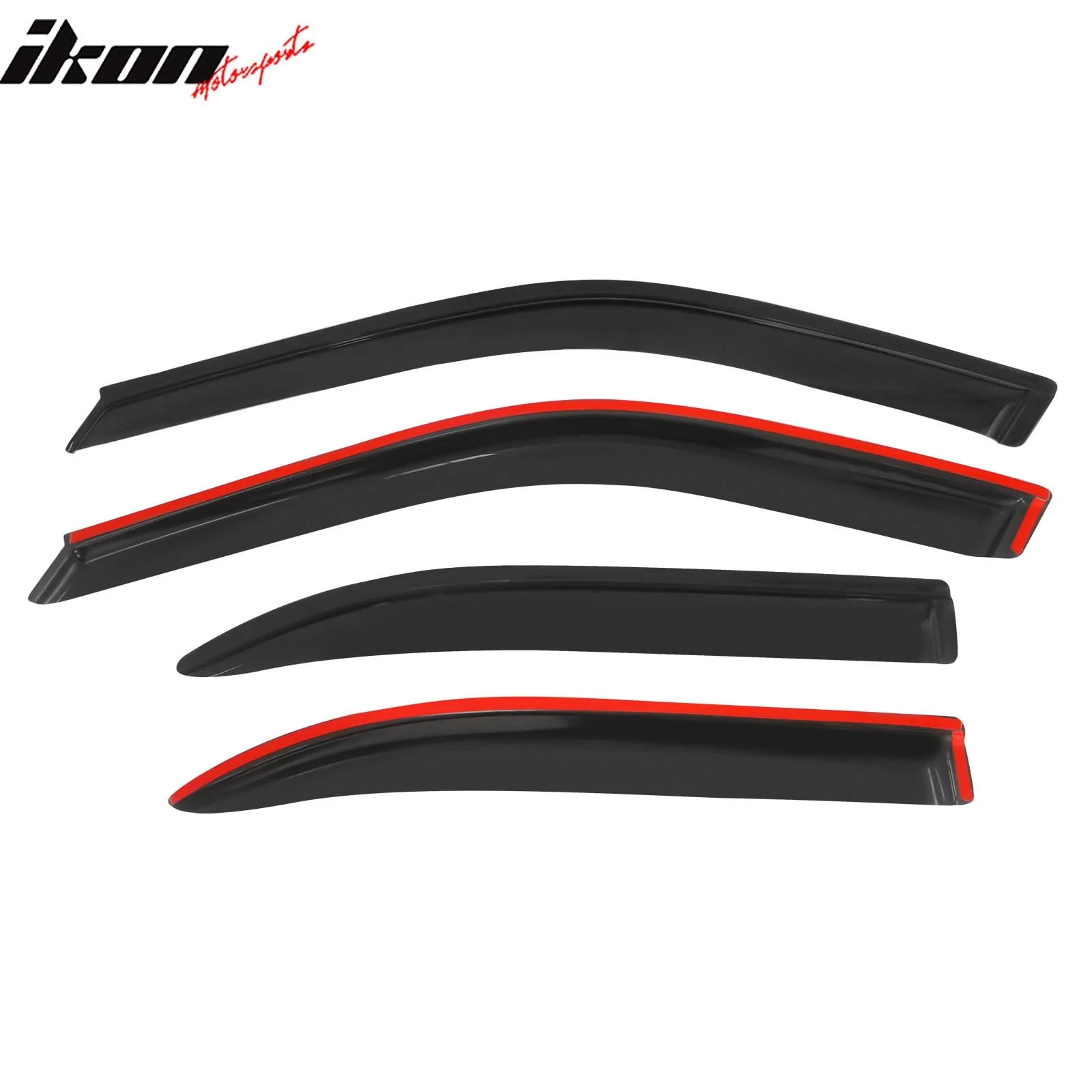 Fits Civic 96-98 Front + Rear Bumper Lip + Front + Sun Window Visor - Image 10