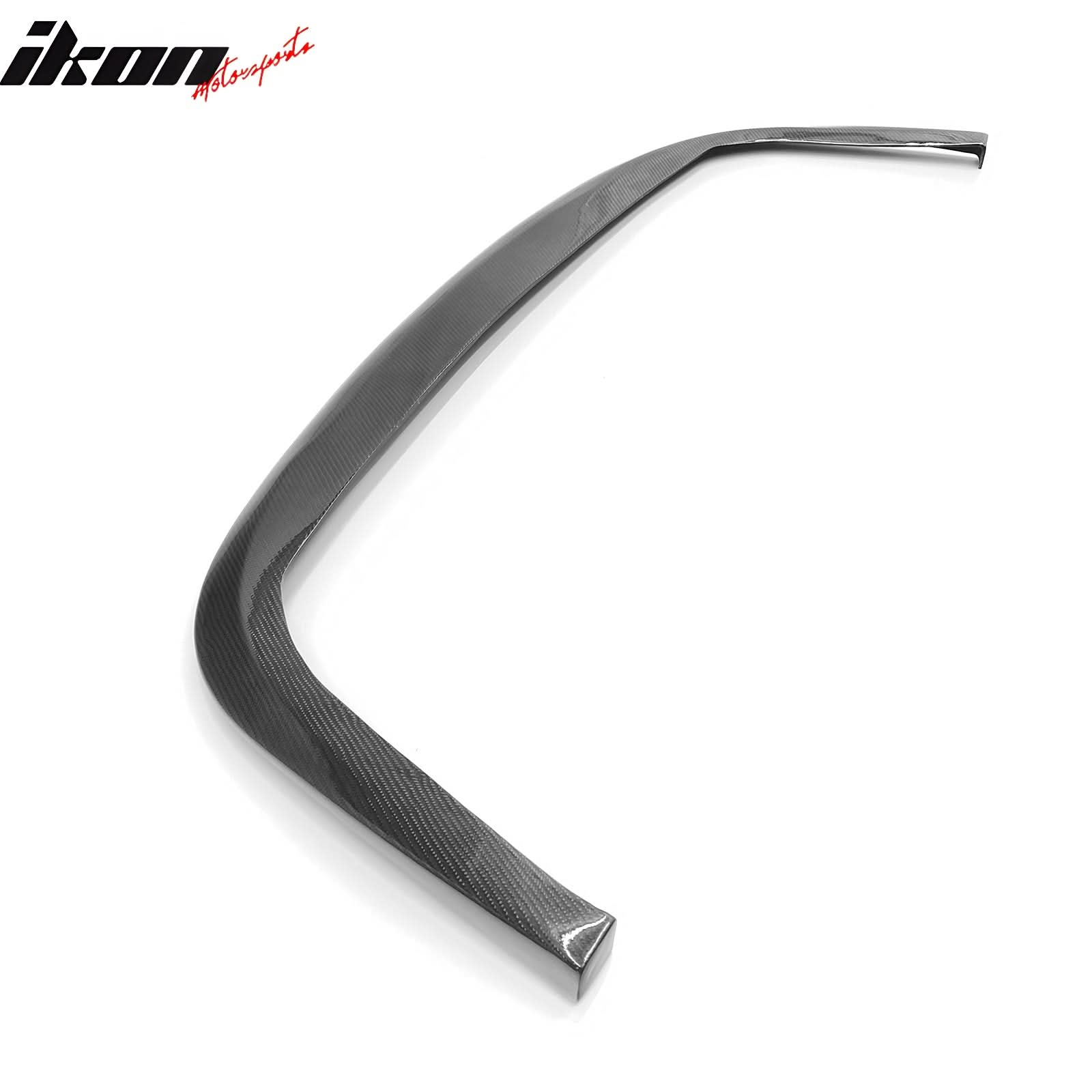 Fits Universal 1PC CS STI Style Carbon Fiber Black Front Bumper Lip - Image 5