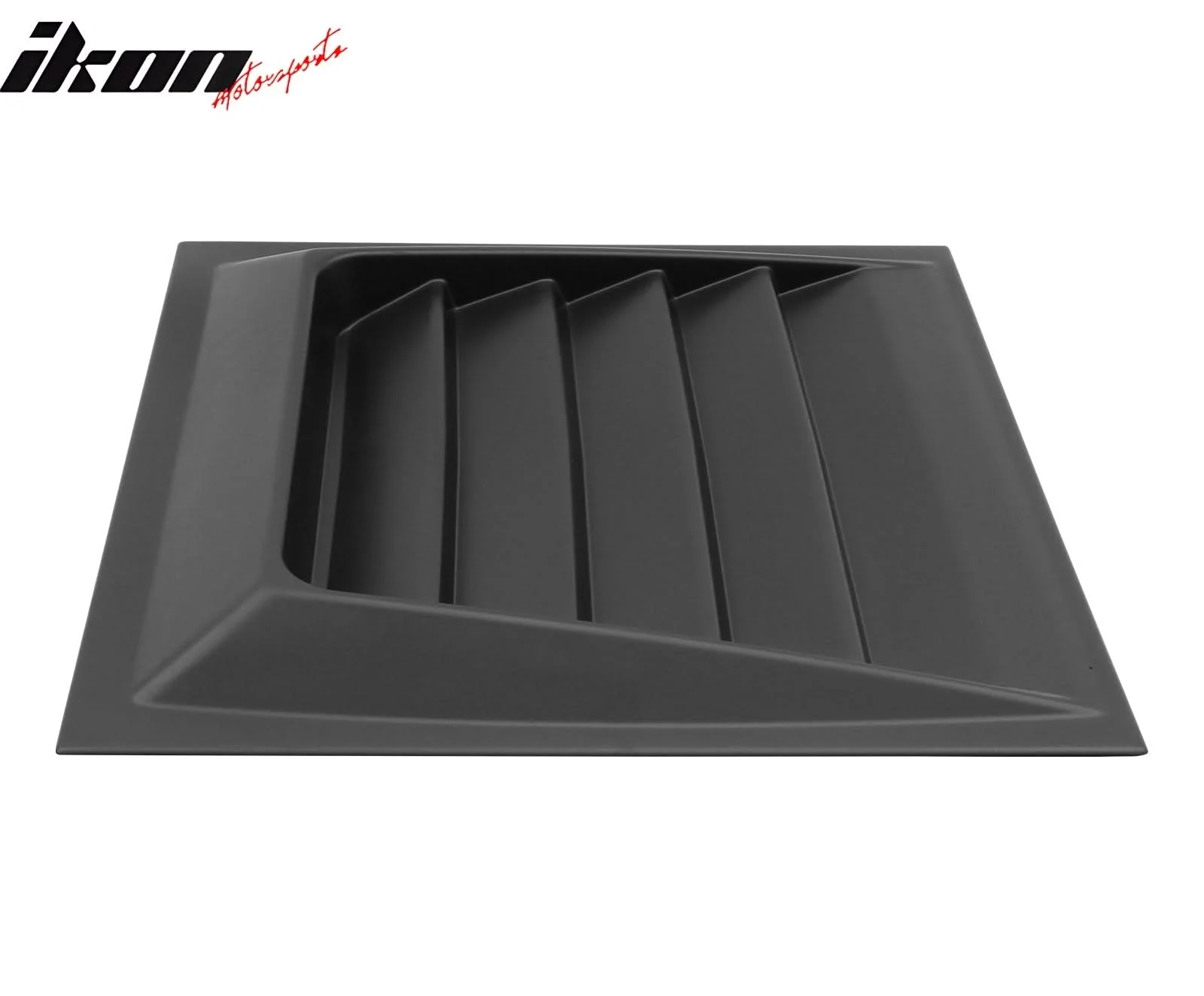 Fits Universal DMAX Style Air Flow Hood Vent Cover Primer Black ABS - Image 5