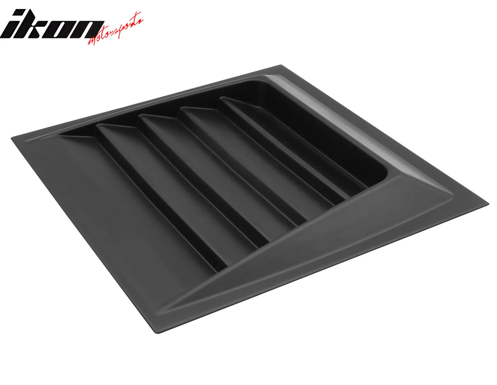 Fits Universal DMAX Style Air Flow Hood Vent Cover Primer Black ABS - Image 8