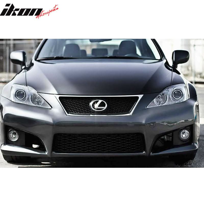 Front Bumper Conversion Fits 06-08 IS250 IS350 ISFNo PDC w Foglight PP - Image 2