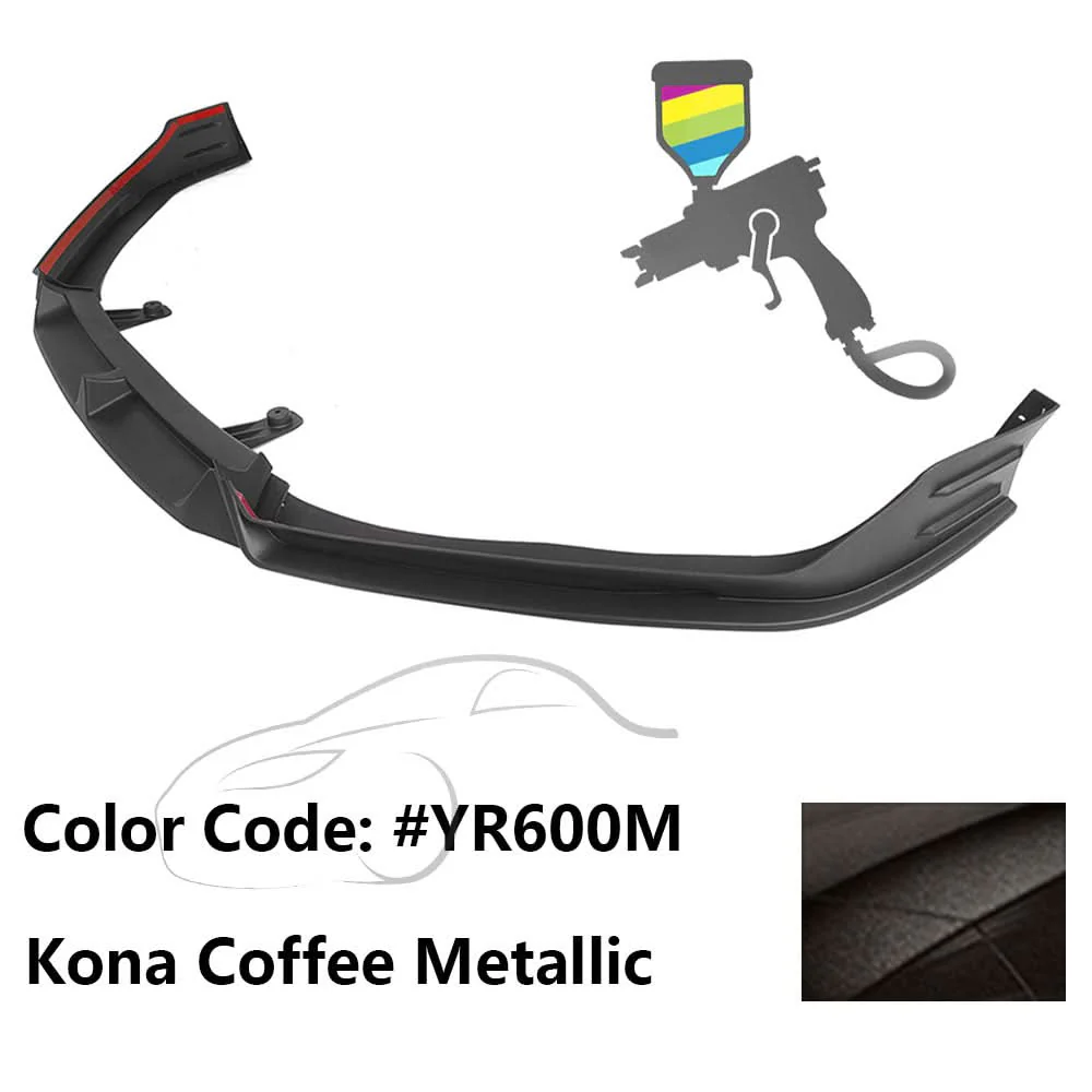 Front Bumper Lip Spoiler for 2021-2022 Honda Accord 3PC - Image 40
