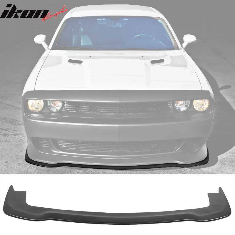 Front Lip for 2015-2023 Dodge Challenger Hellcat Style PP Lip Spoilers - Image 3