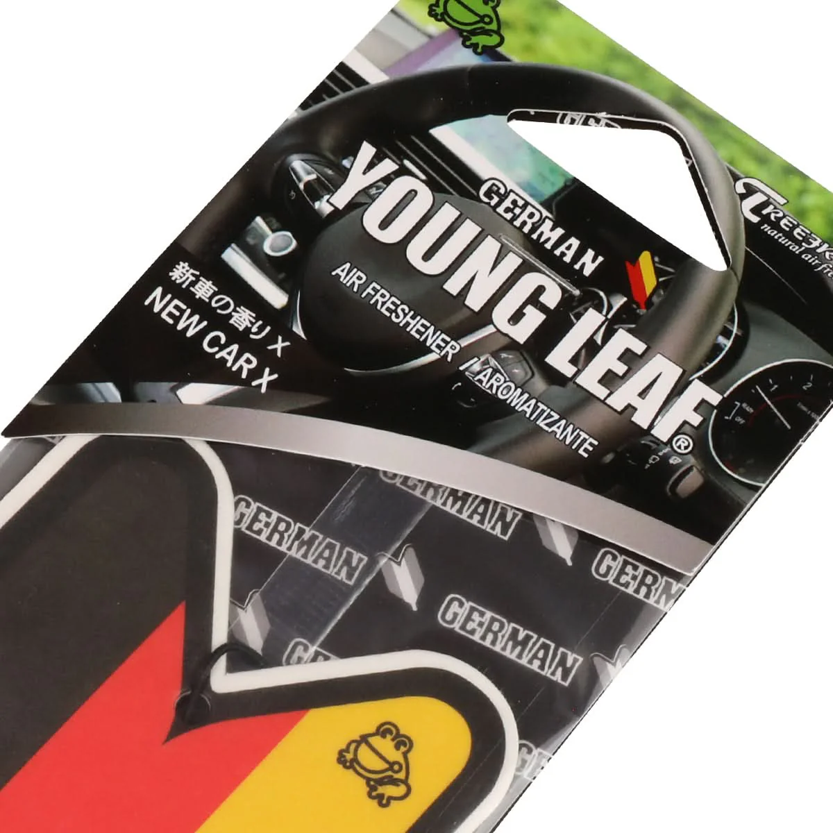 German Flag New Car Scent Paper Hanging Air Freshener - Image 3