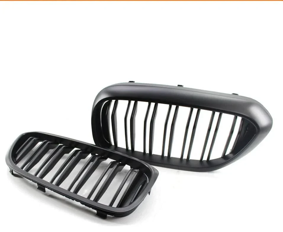 Gloss Black Double Slat Kidney Grille for BMW 5 Series G30 G31 520i 530i 540i M5 (2017–2020) – Front Racing Grilles Upgrade - Image 6