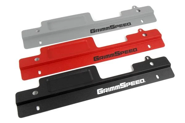 GrimmSpeed 05-09 Subaru Legacy/Outback Radiator Shroud w/Tool Tray - Textured Black - Image 6