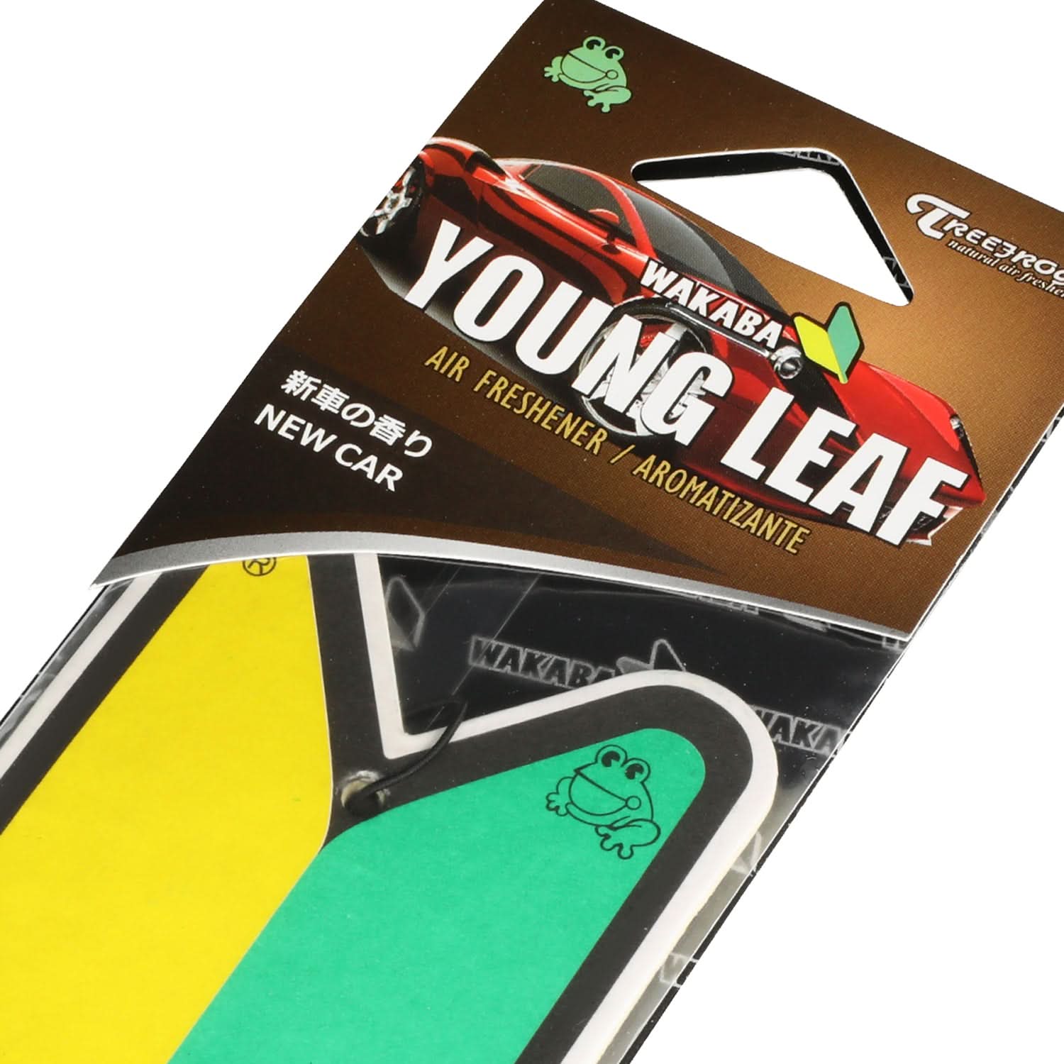 JDM New Driver Young Leaf Paper Hanging Air Freshener - Image 4