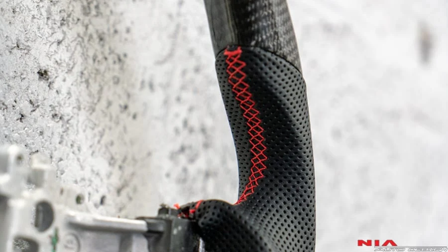 NIA Lexus Carbon Fiber Steering Wheel for IS, RC, and ES models - Image 3