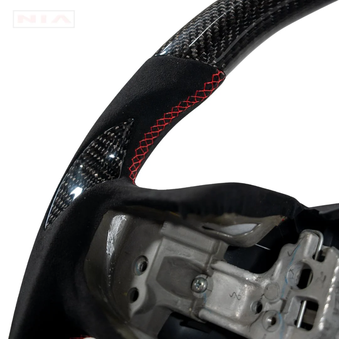 NIA Lexus ES Carbon Fiber Steering Wheel with inserts 2019-2025 - Image 3