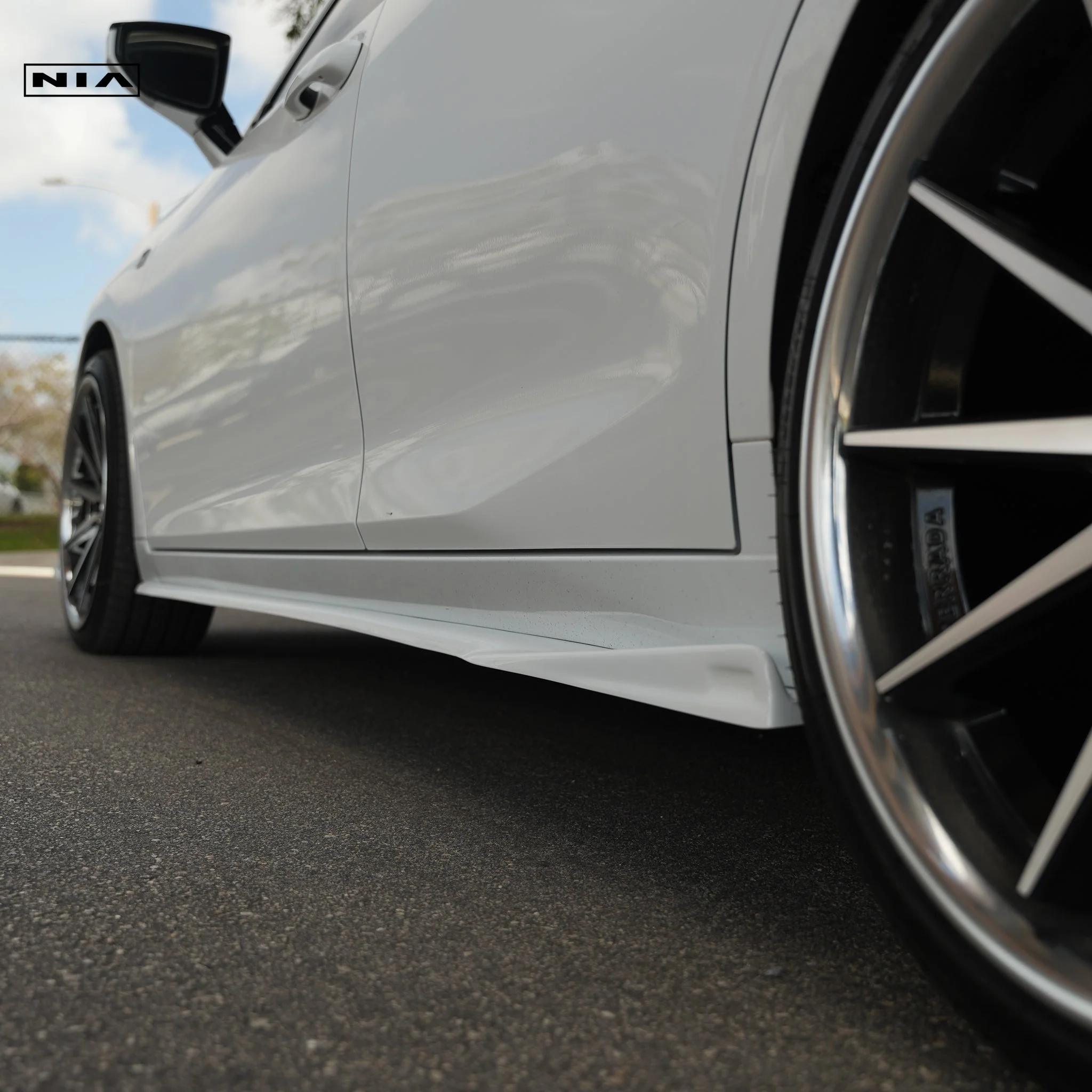 Lexus ES Base Model, F-Sport NIA Side Skirts Lip bodykit 2019-2025 in ABS - Image 19
