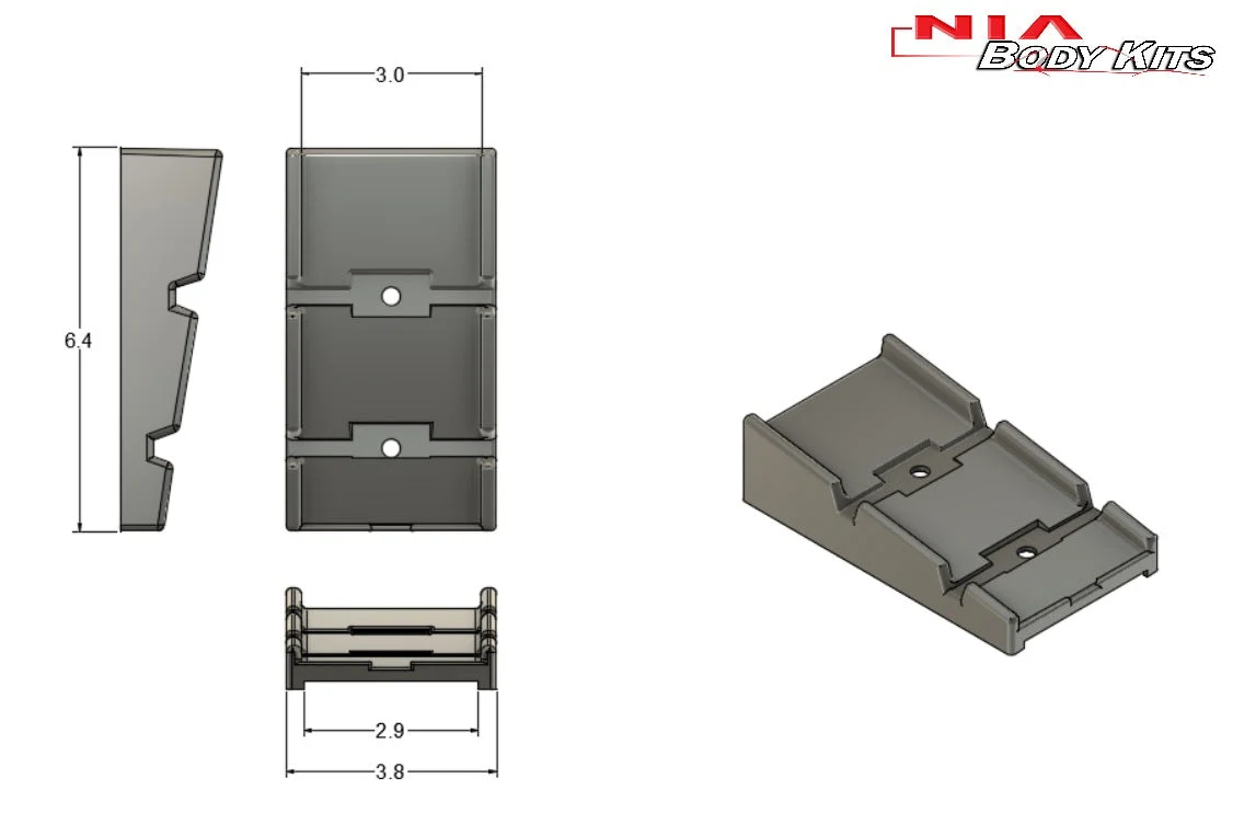 Lexus GS 2013-2015 NIA Phone / Air Controller Mount - Image 2