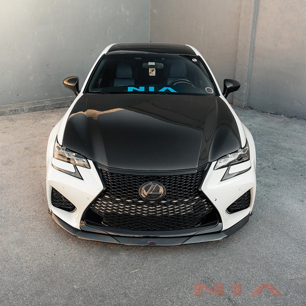 Lexus GS-F NIA Front Splitter Lip 2016-2020 in ABS or Carbon Fiber - Image 16