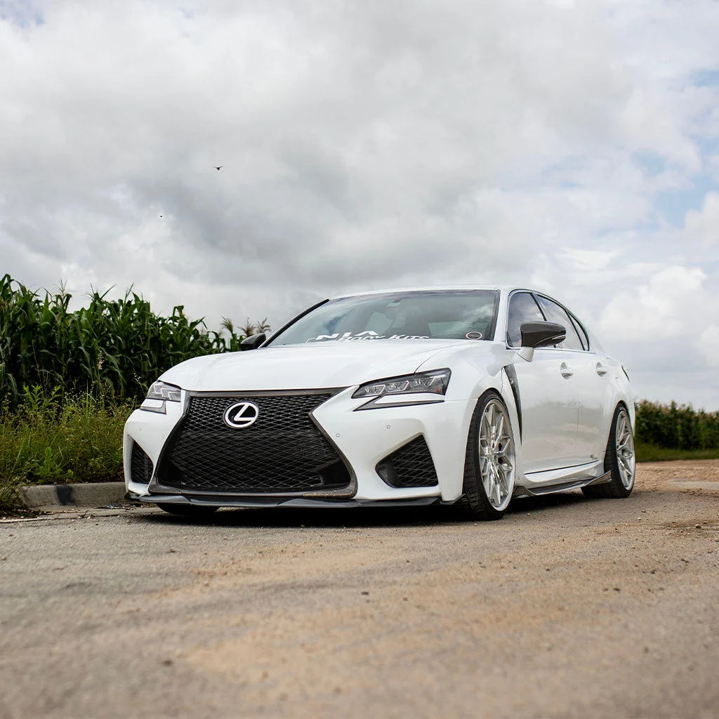 Lexus GS-F NIA Full Body Kit 5pcs (Front Splitter, Side Skirt Rockers, Rear apron spats) 2016-2020in - Image 17