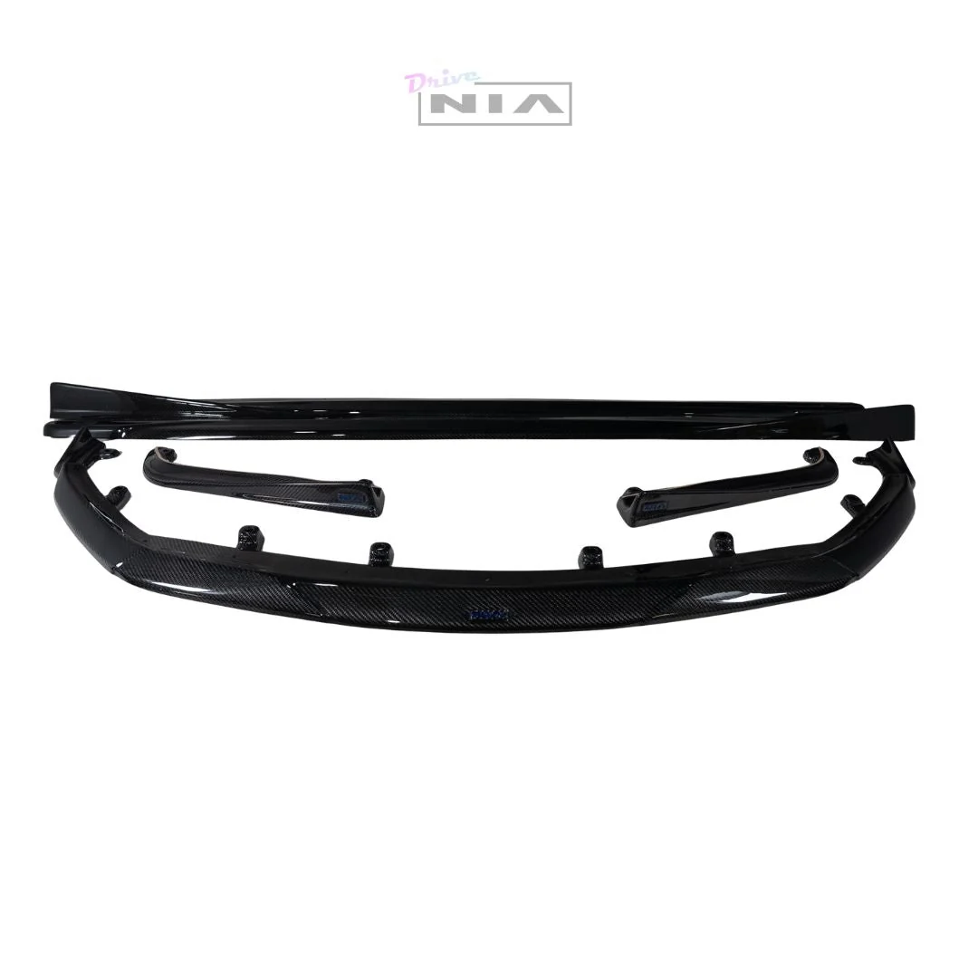 Lexus GS-F NIA Full Body Kit 5pcs (Front Splitter, Side Skirt Rockers, Rear apron spats) 2016-2020in - Image 6